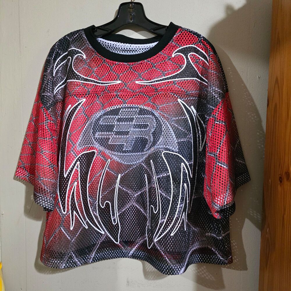 Shirt smoke rise Layared fleece sport Jersey Hoodie size L used